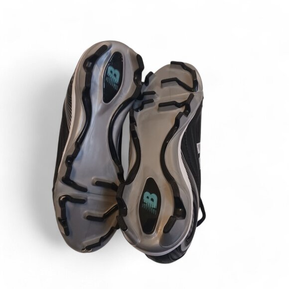 New Balance Womens Silver and Black Field Sport Cleats WF600LK Size 6.5 B - Picture 8 of 12